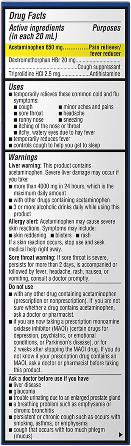 Delsym Day & Night Cough Relief Liquids Combo Pack, 5 FL OZ + 6 FL OZ