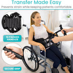 Vive Transfer Sling - Padded Assist Gait Belt - Heavy Duty Patient Lift
