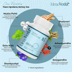 Menoveda Akira Menopause Support Supplement for Women – 60 Tablets | Hormonal Balance, Hot Flash & Night Sweat Relief, Mood, Sleep & Stress Support | Perimenopause & Menopause Vitamins for Women