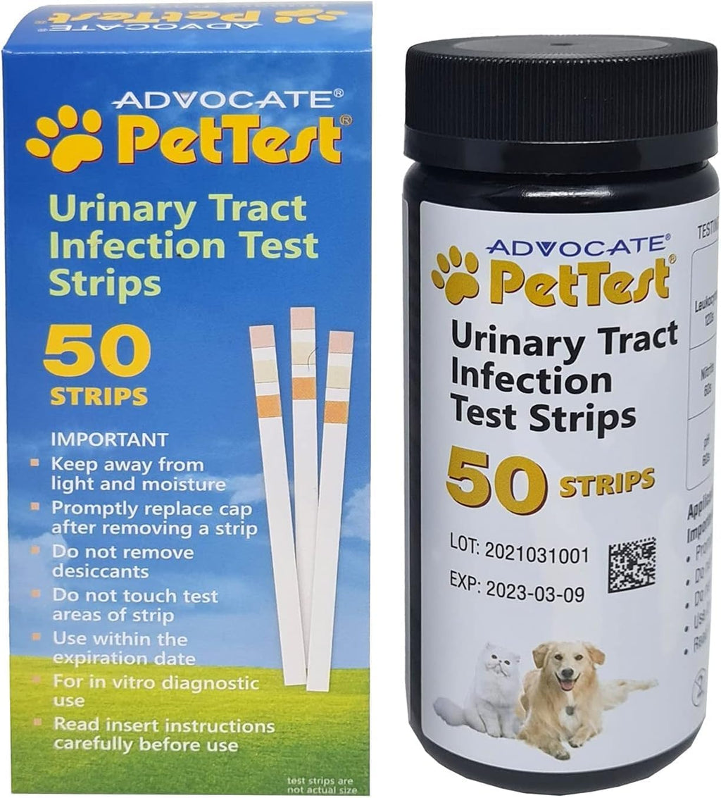 UTI Test Strips for Dogs & Cats, At-Home Urinary Tract Infection Detection