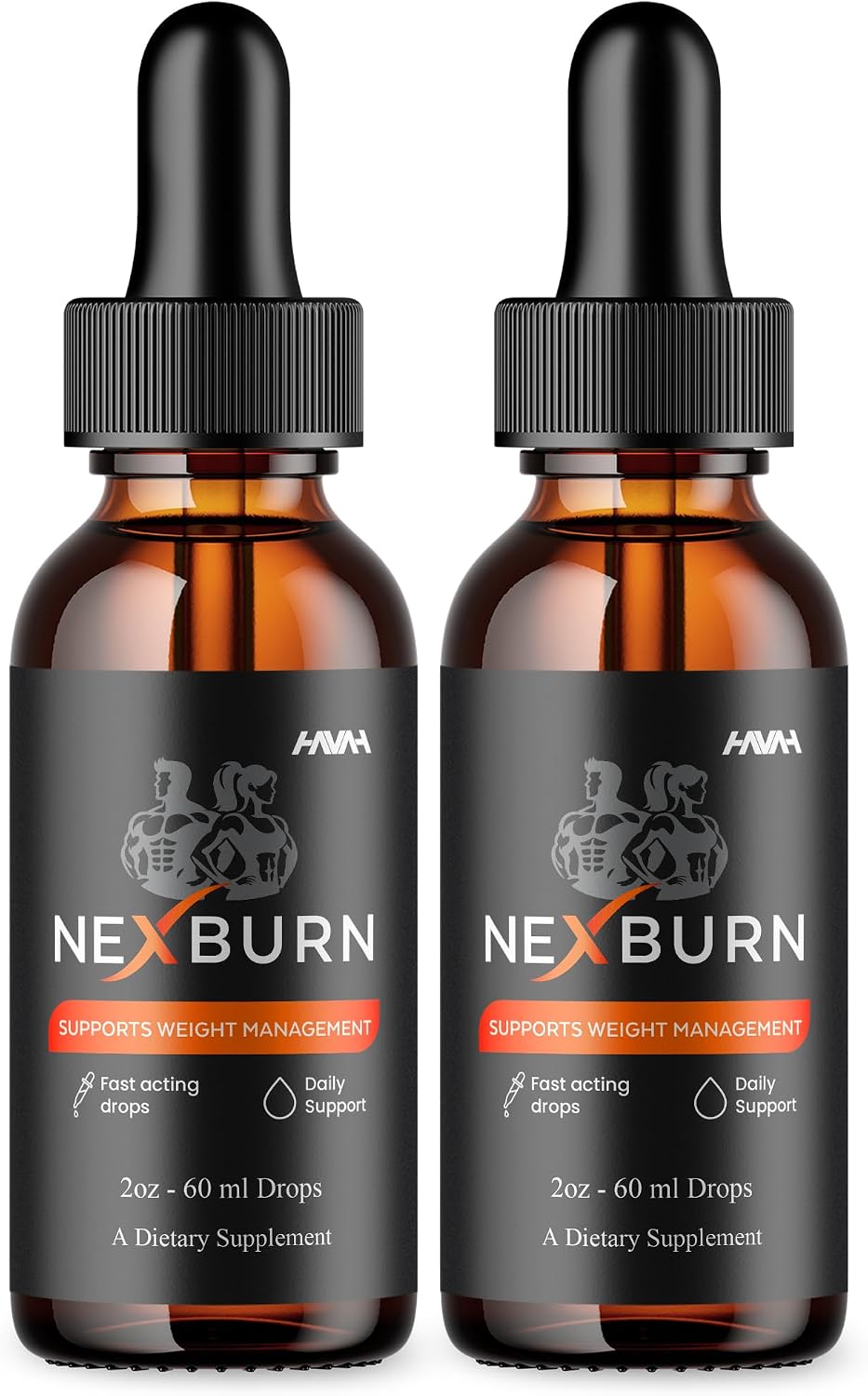 Havah Nexburn Drops Premium Liquid Supplement (2 Pack - 4oz / 120ml)