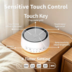 Sound Machine Night Light White Noise Machine with 30 Soothing Sounds 12 Colors Night Light Sleep Machine for Baby Kids Adults Brown Pink Nosie Machine with 32 Volume Levels for Office Home Travel
