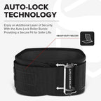 Weightlifting Belt For Men and Women - 6 Inch Auto-Lock Weight Lifting Back Support, Workout Back Support for Lifting, Fitness, Cross Training and Powerlifitng