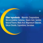 MidNite Back to Sleep Low Dose, 1.5 mg Melatonin Sleep Aid, Non-Habit Forming, Herbal Dietary Supplement for Adults, Drug-Free, Gluten-Free & Lactose-Free, Vegetarian, Vegan, 30 Quick Melt Tablets
