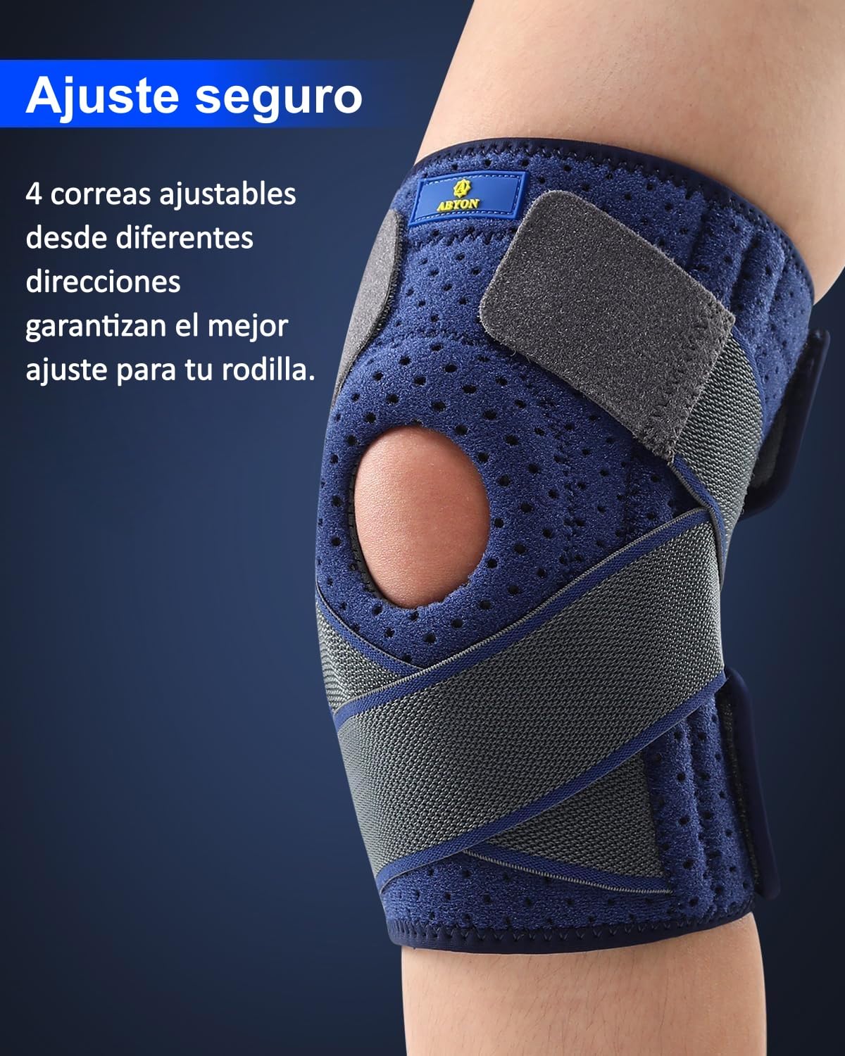 ABYON Meniscus Knee Sleeves and Adjustable Ligament for Women Men Arthritis, Ligament Injury, Meniscus Tearing, Tendonitis, Running, Squats, Sports Joint Pain (4XL/5XL)