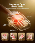 BOB AND BRAD Hand Massager with Heat and Compression, Individual Fingers | Upgraded, FSA-HSA Eligible, Portable HandSpa Pro Hand Massager for Arthritis and Carpal Tunnel, Pain Relief, Birthday Gifts