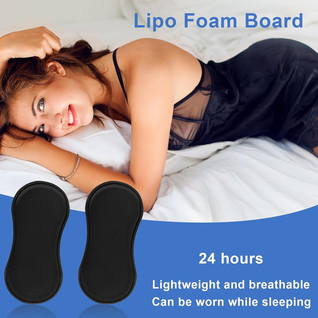 2 PCS Abdominal Compression Table, Postoperative Foam Pads For Liposuction, Abdominal Board Post Liposuction, Side Tables For Surgery Recovery And Liposuction