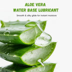 Aloe Water Based Lube for Sex, Sexual Lubricants for Privacy and Toys, Natural Lube Water Based Lubrification for Women Ph Balance, Vaginal & Anal Sex Lube, Paraben-Free & Non-Staining, 5 Fl Oz