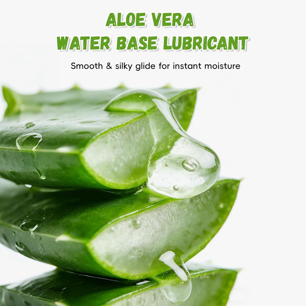 Aloe Water Based Lube for Sex, Sexual Lubricants for Privacy and Toys, Natural Lube Water Based Lubrification for Women Ph Balance, Vaginal & Anal Sex Lube, Paraben-Free & Non-Staining, 5 Fl Oz