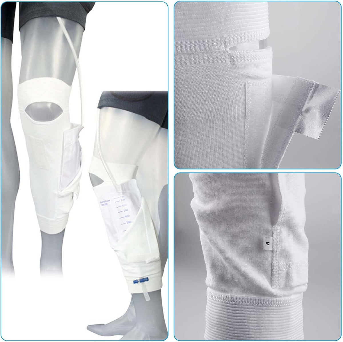 leg bag holder catheter leg bag extendable leg bag urinary incontinence holder catheter accessories catheter sleeve attachment catheter bag incontinence catheter bag