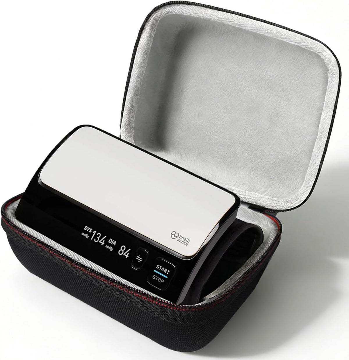 Hard Carrying Case for OMRON Evolv Wireless Blood Pressure Monitor, for Omron BP7000 Bluetooth Upper Arm Blood Pressure Monitor, Travel Storage Case for OMRON HEM-7600T-BK BP Monitor, Black Case Only