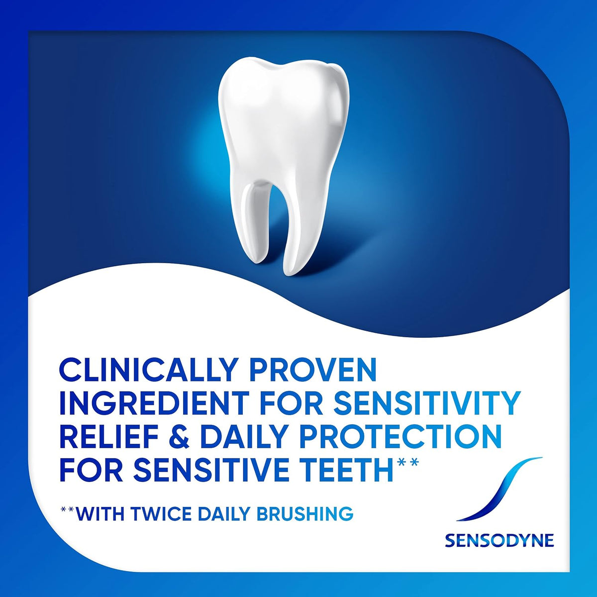 Sensodyne Repair and Protect Whitening Toothpaste, 3.4 oz (Pack of 2) | Toothpaste for Sensitive Teeth and Cavity Prevention