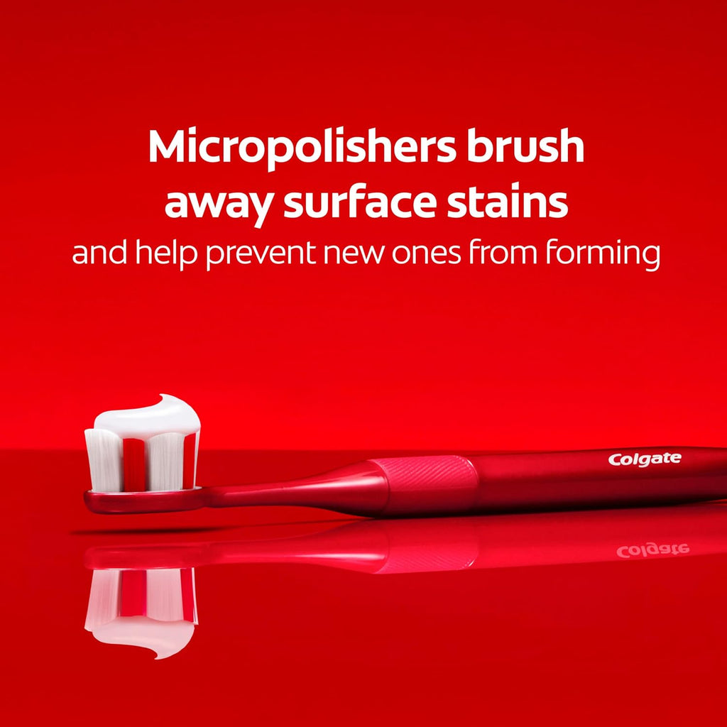Colgate Optic White Sensitivity Relief Whitening Toothpaste, 3 Pack, 3.8oz | Teeth Whitening Toothpaste for Sensitive Teeth, Helps Remove 1 Year of Stains, Enamel Safe, Fluoride Formulated, Mint Flavor