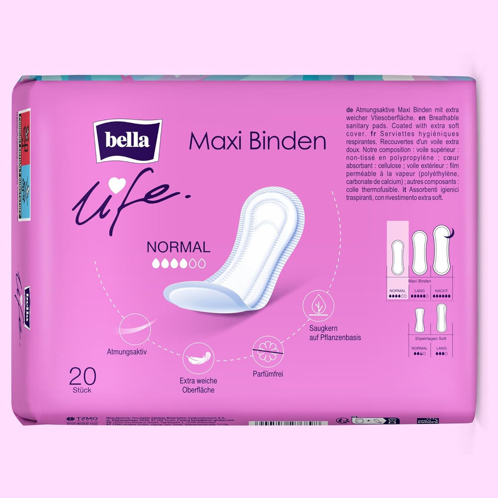 bella Sanitary Pads Breathable 140 pieces 20 pieces