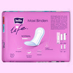 bella Sanitary Pads Breathable 140 pieces 20 pieces