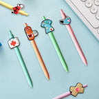 LSLSHY Nurse Pens Nurse Gifts for Cna, Medical Assistant & Nursing Students | Nurse Accessories for Work, Cute Cartoon Aesthetic Black Ink Gel Pens Set, Bulk Appreciation Gifts Nursing School Essentials