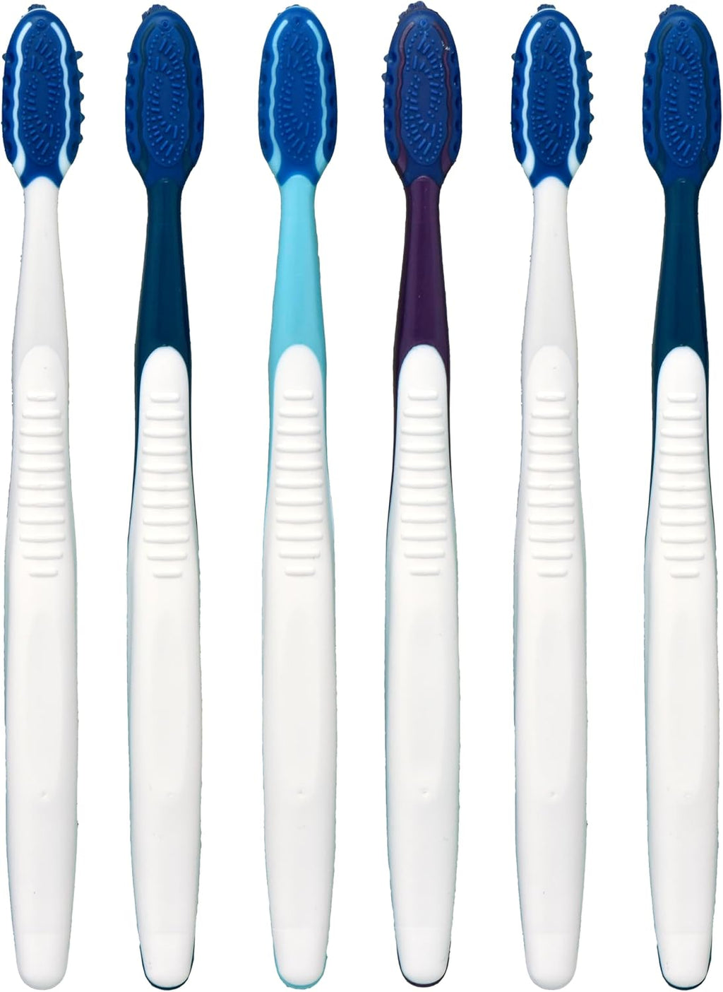 Oral-B Pro Clean CrossAction Manual Toothbrush, 6- Pack, Medium Soft Bristle Brushes for Adults, Deep Plaque Removal, Daily Gum Health and Fresh Breath, Travel Toiletries