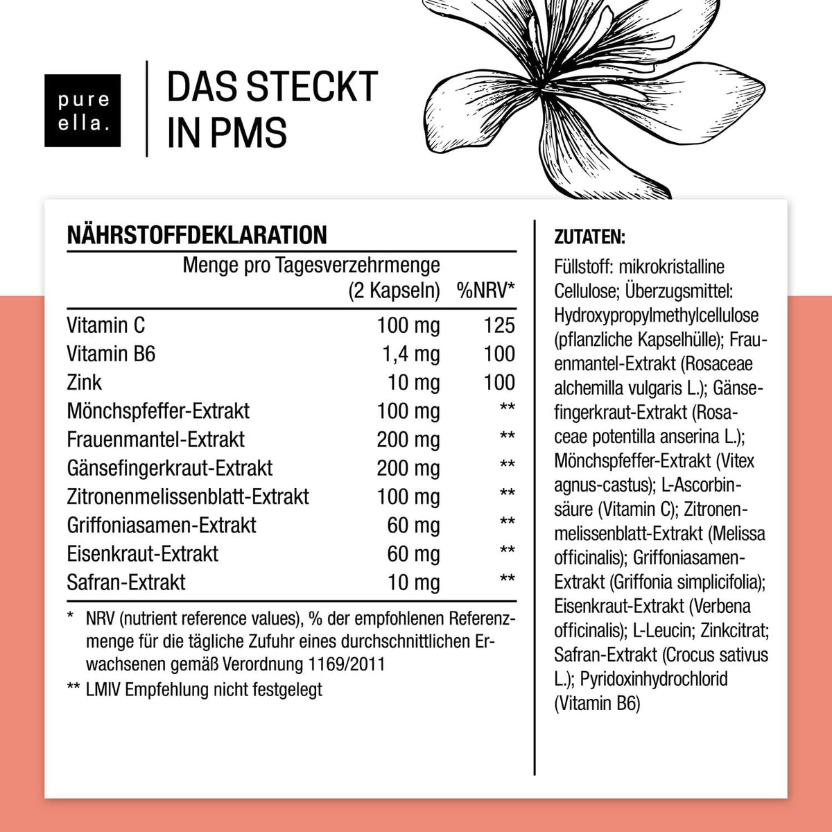PURE Dietary Supplements 60 capsules