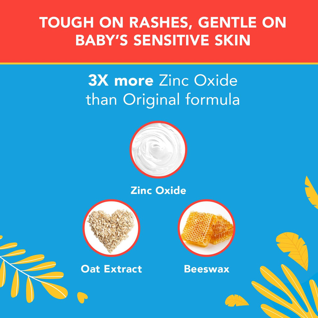 Triple Paste 3X Max Strength Diaper Rash Ointment, 40% Zinc Oxide, 6 oz