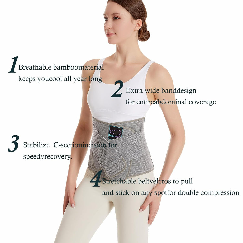 Postnatal Gastric Band, Gastric Band for Post-Surgery Care, Adjustable Lumbar/Pelvic Belt for Abdominal and Lumbar Support