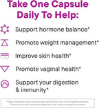 Daily Nouri Hormone Balance Probiotics for Women | Hormone Balance for Women | PMS, Hormonal Acne, & Bloating Support | 7 Clinically Studied Strains + Omega | 30-Day Supply