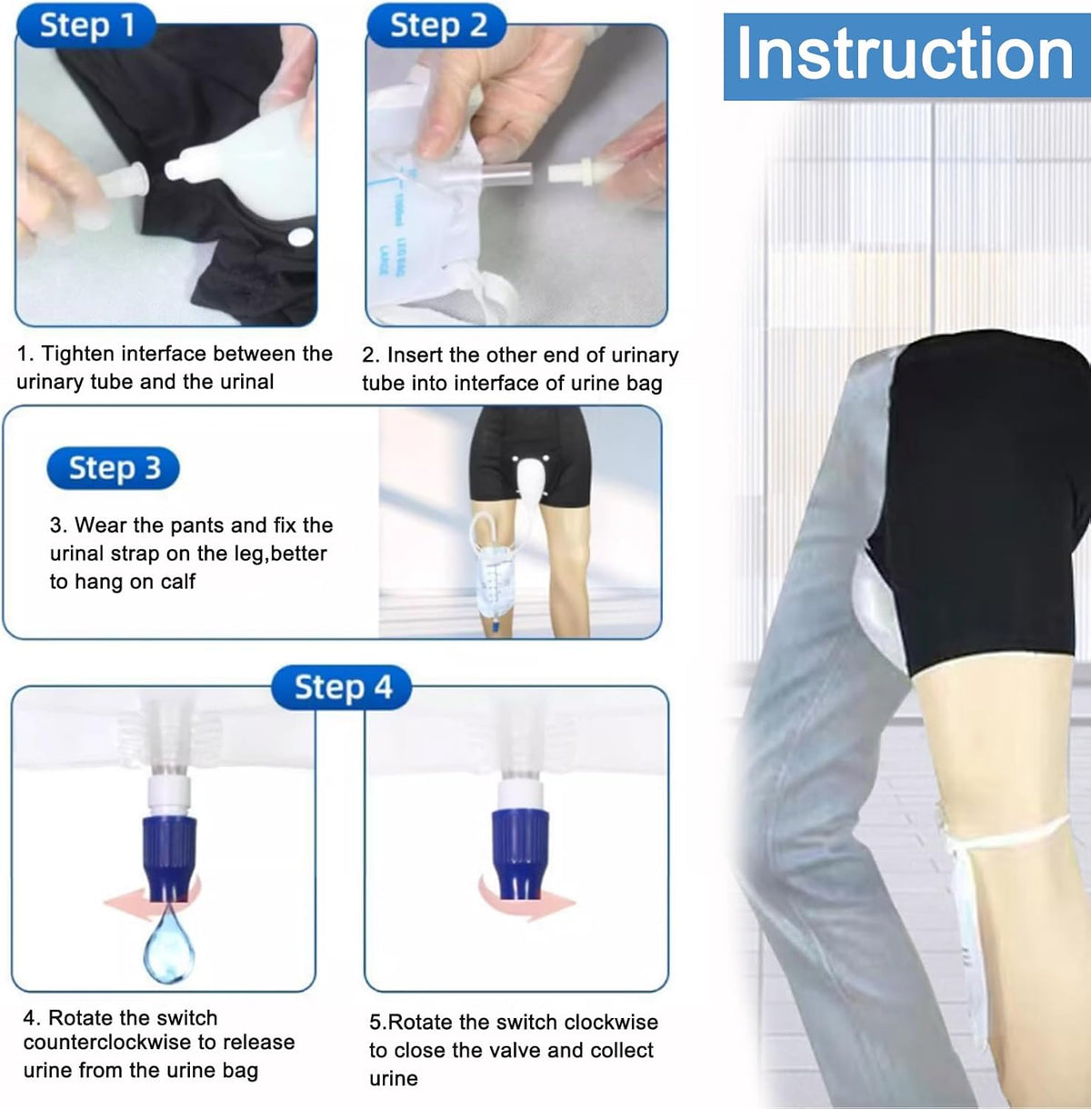 Urine Collection Bags 500 ml