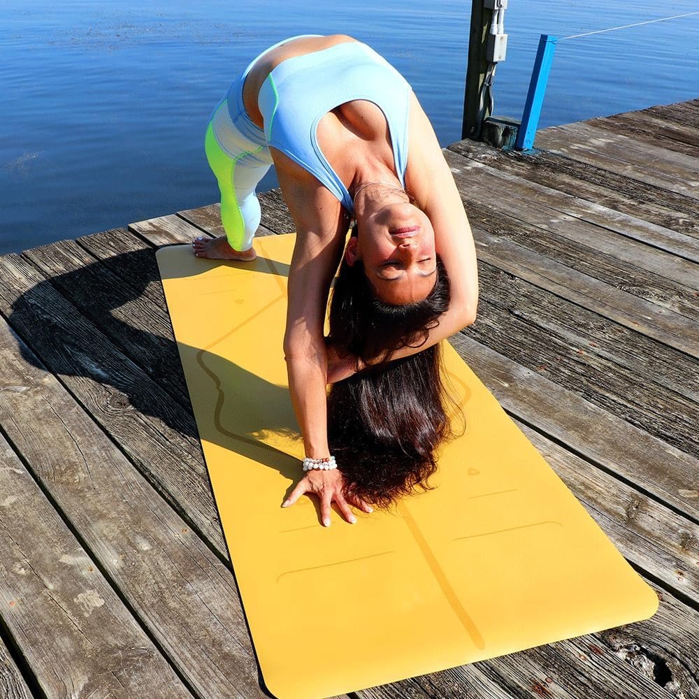 Liforme Classic Yoga Mat - Patented Alignment Design, Ultimate Grip