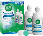 OPTI-FREE Puremoist Multi-Purpose Contact Lens Solution, 10 Fl Oz, 2 Pack