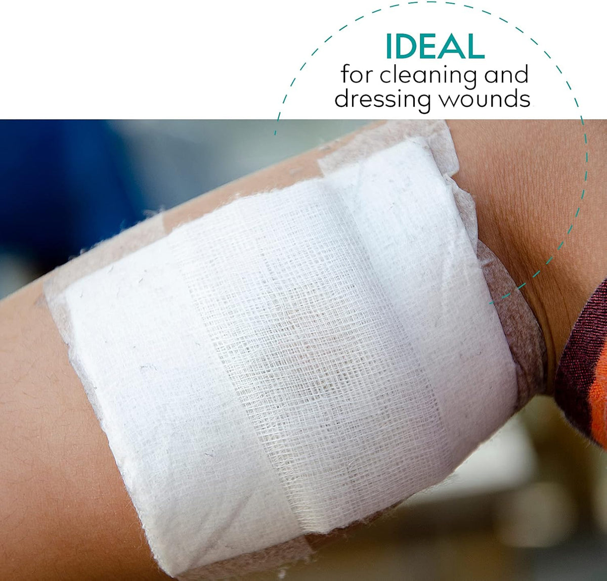 Unsterile Wound Dressings and Gauze Sterile 5 cm 100 pieces