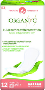 Organyc Pads - Maternity First Days, 12 count (Pack of 2)