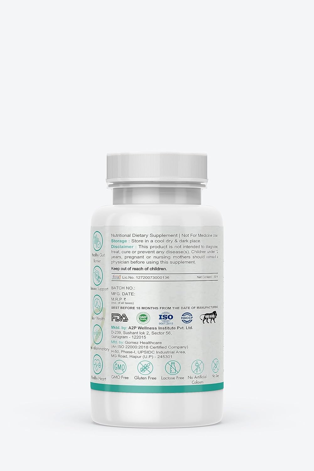 Autoimmunity Care Complete Biotic Care – 3-in-1 Pre Pro & Post Biotic Supplement | Prebiotics + Probiotics Supplement with Postbiotics, for Women & Men | Digestion Improve Supplement, Gut & Immunity | 60 Caps (30 dose)