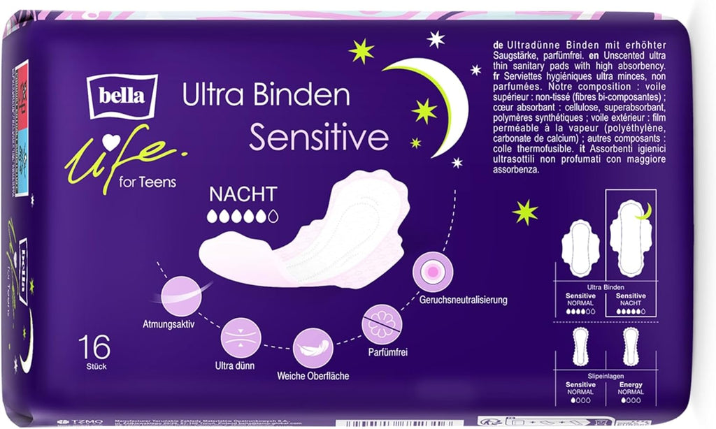 bella Sanitary Pads 16 pieces