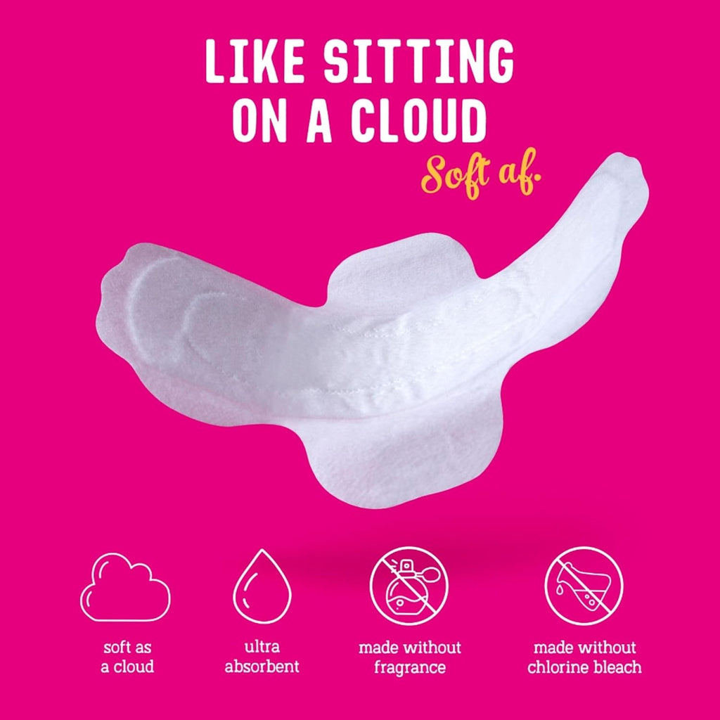 FLO Sanitary Pads Organic With Wings 10 pads 5 pads