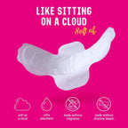 FLO Sanitary Pads Organic With Wings 10 pads 5 pads
