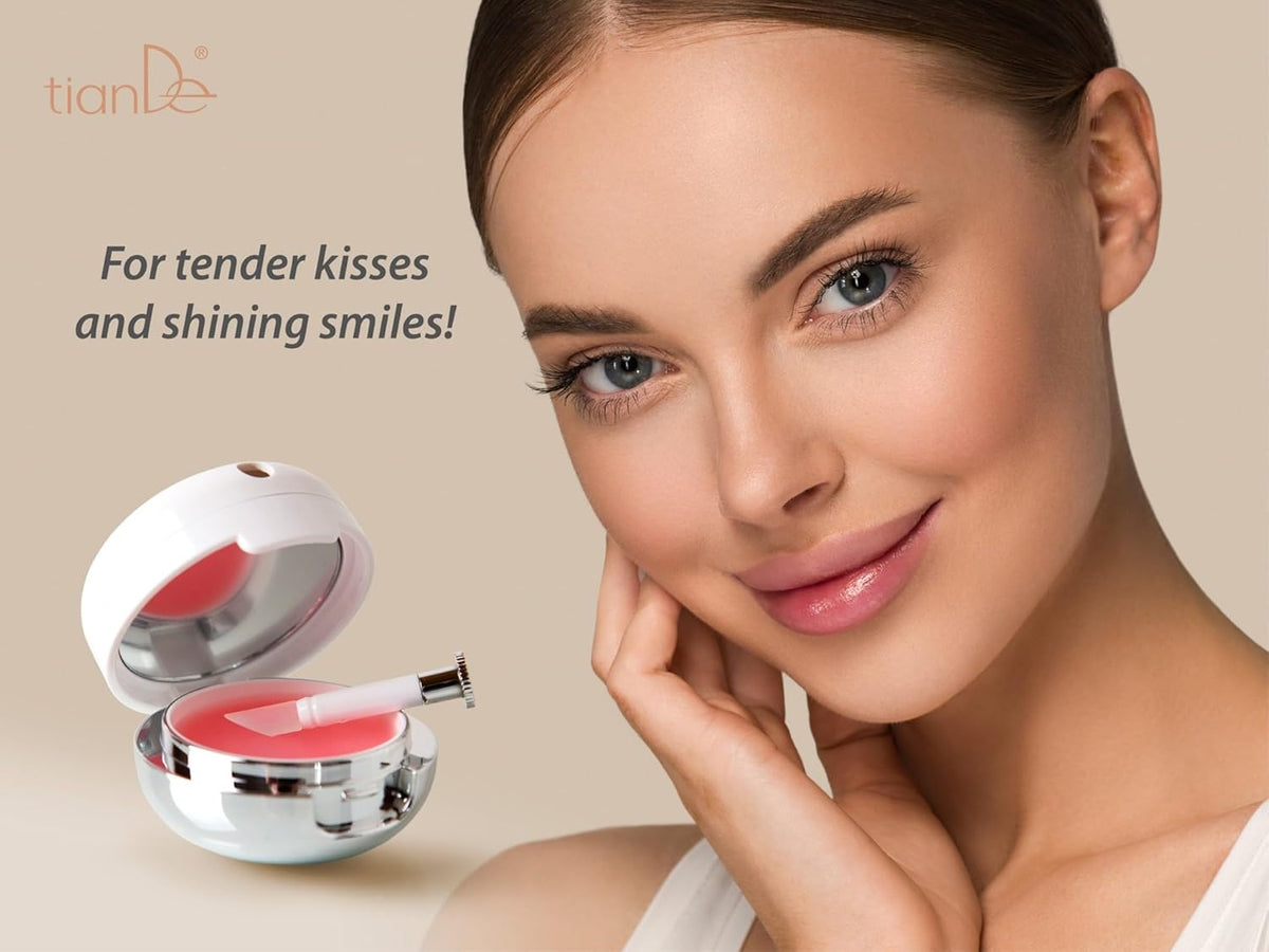 TianDe Argan Oil & Peptide Lip Mask 13g Peptide Treatment for Radiant Lips