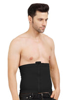 Abdominal Shapewear | MODERATE COMPRESSION | ZIP Closure | Support for Post-Cesarean, Postpartum, and Abdominal Liposuction | Umbilical and Abdominal Hernia (Black, S)