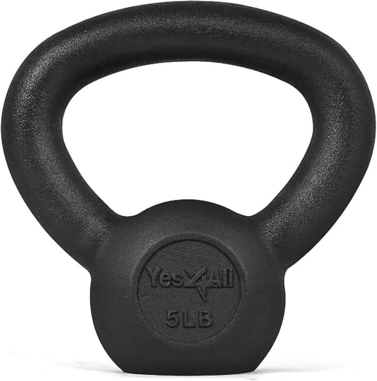 Yes4All Cast Iron Kettlebell, Strength Training Kettlebells 5-80 Lb (5,10,15,20,25,30,35,40,45,50,60,70,80 Lb) for Full Body Workout, Push up, Strength Training - Single & Kettlebell Set of 2 for Men