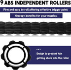 Massage Roller Stick,Muscle Roller Stick for Athletes,Liposuction Massage Roller for Lymphatic Drainage, for Relief Muscle Soreness, Trigger Points, Help Runner Legs, Back Recovery