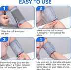 Medium Blood Pressure Cuff, Adult Cuff, Compatible with Most Monitors, ARM Blood Pressure Replacement Cuff with 8 Connectors 7"-14"?17-36cm ?