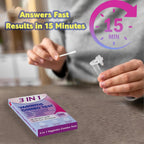 Vaginitis Test Kit, Rapid Screening for Common Vaginal Discomfort Causes – at-Home Self Test for Women – Fast, Easy & Accurate – 1 Test