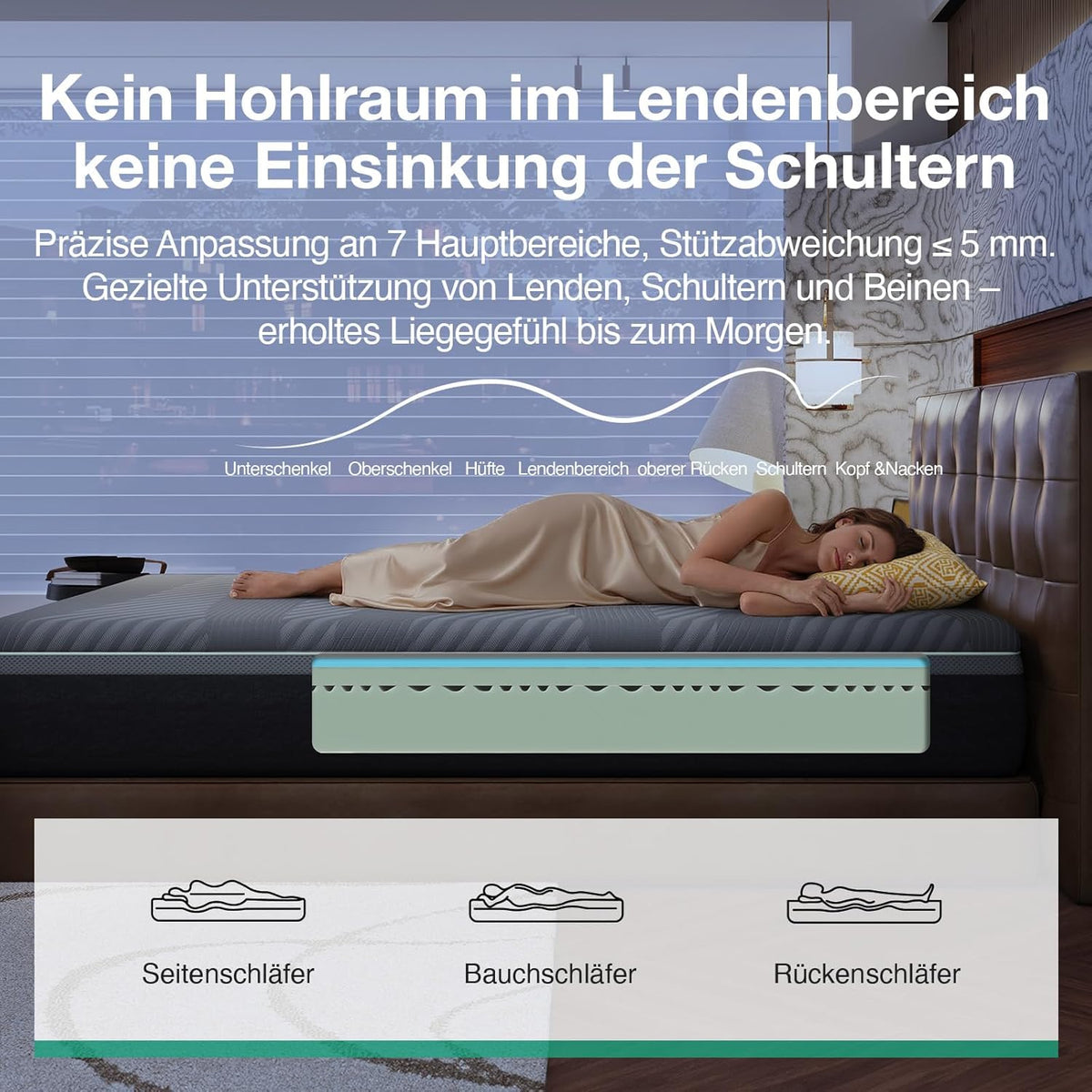 Novilla Mattresses Breathable 200 cm 25 cm
