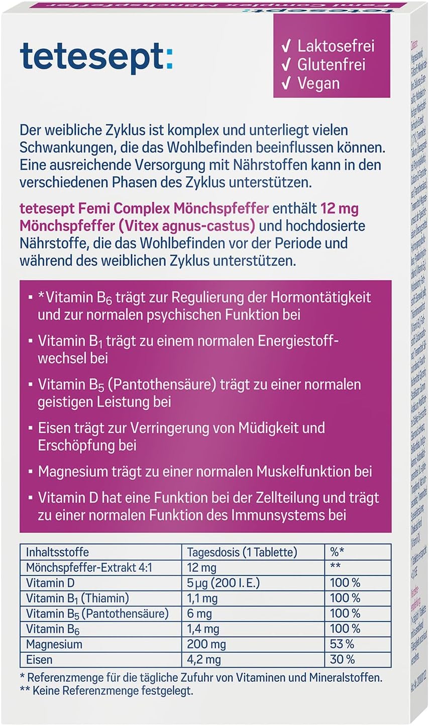 tetesept Dietary Supplements 60 tablets