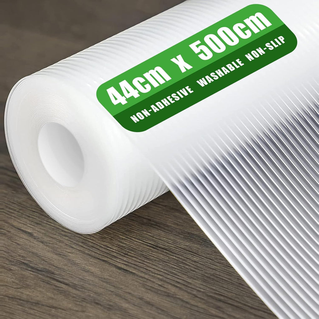 Shelf Liner Drawer Liner Cabinet Liner Fridge Liners Non Adhesive Non-Slip Washable Cupboard Pad for Kitchen Clear Refrigerator Mat