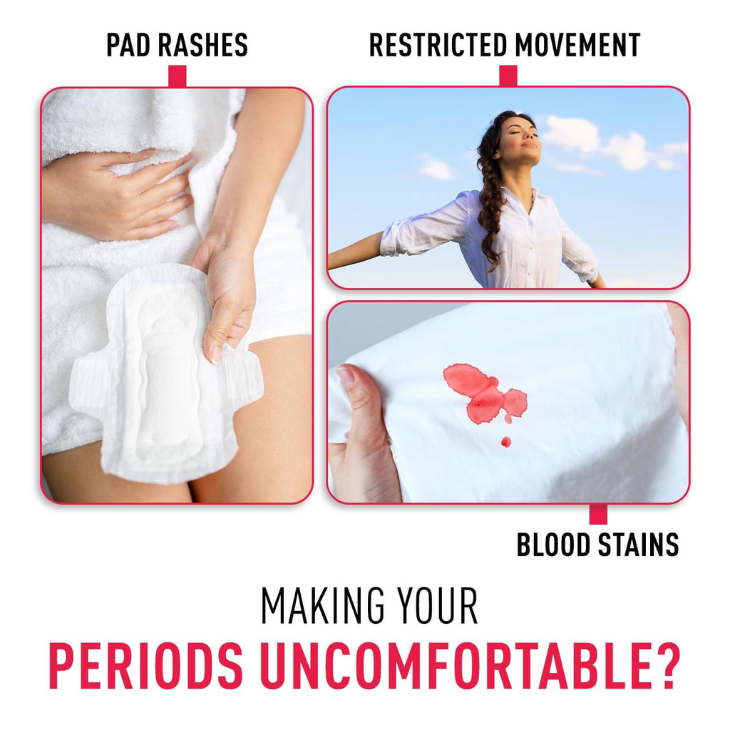 Sirona Reusable Menstrual Cup for Girls & Women | Large Size with Pouch (Pack of 1) | Ultra Soft, Odour & Rash Free | 100% Medical Grade Silicone | Protection for Up to 8-10 Hours | US FDA Registered