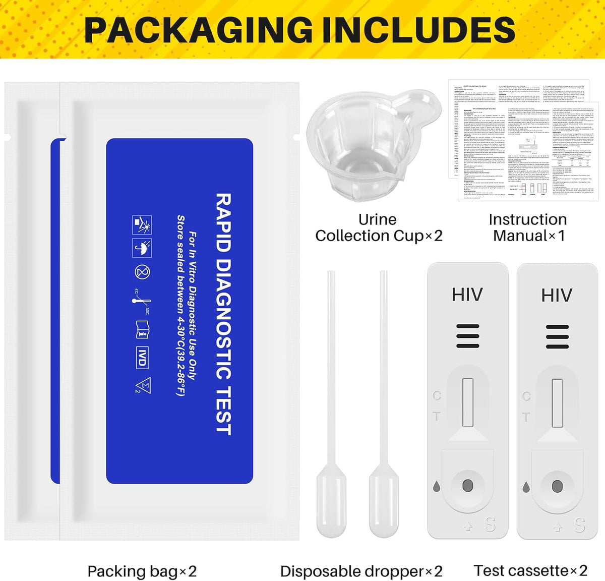 HIV-Urin-Selbsttest Health Test Kits