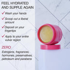 Vanibiss Natural Vulva Balm, Estrogen-Free Vaginal Moisturizer for External Use, Intimate Skin Cream for Dryness, Irritation and Itching, Daily Vulva Hydration and Menopause Comfort for Women (2 oz)