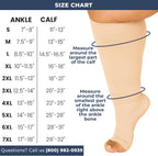 Meias Support and Compression Garments 30 mm