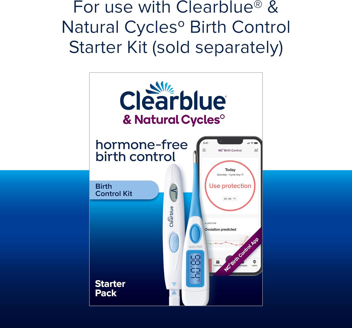 Clearblue & Natural Cycles Birth Control Ovulation Test Refill Pack, 15 Digital Ovulation Tests