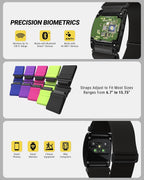 Scosche Rhythm Heart Rate Monitor Armband - Optical Heart Rate Armband Monitor with Dual Band Radio ANT+ and Bluetooth Smart