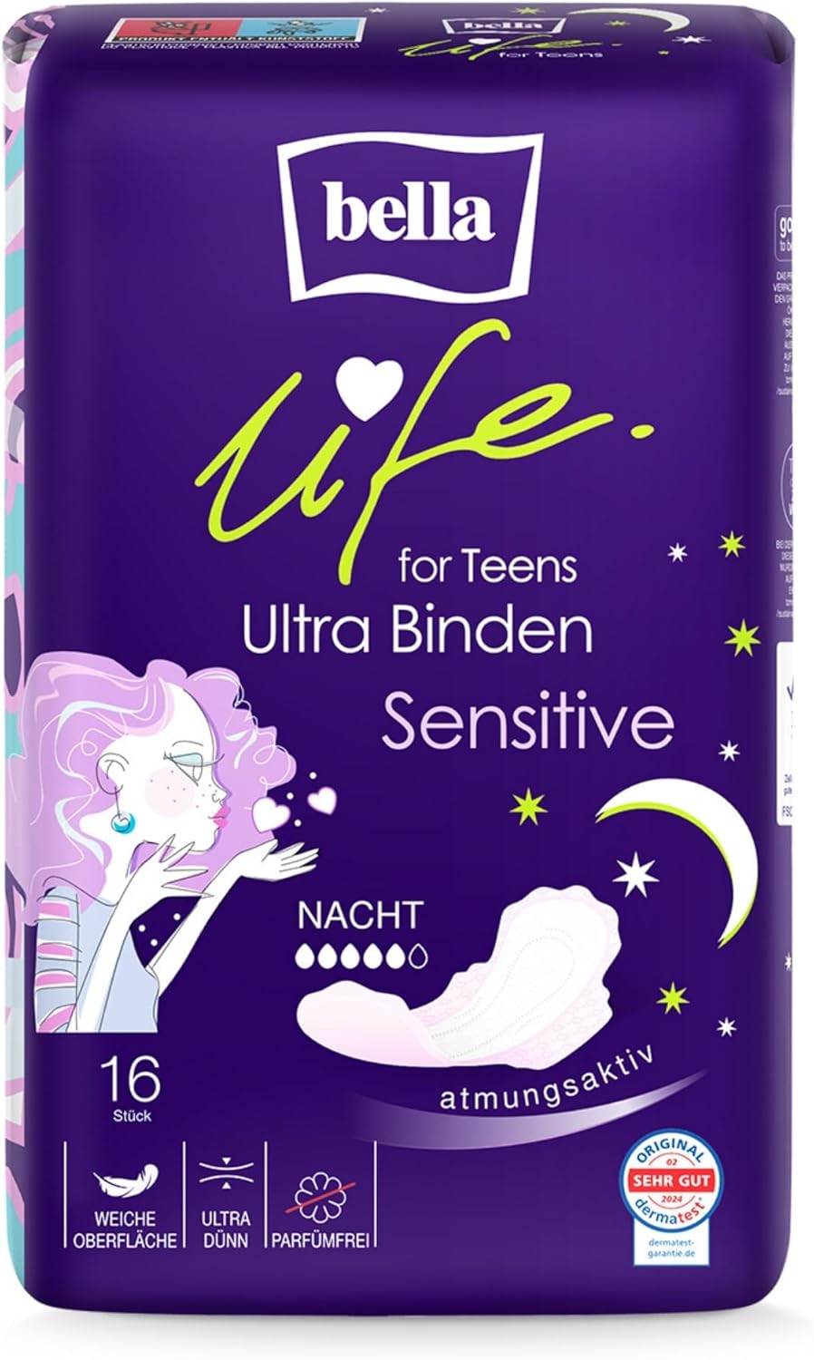bella Sanitary Pads 16 pieces